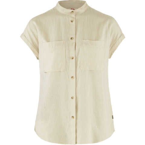 Fjällräven T-shirt Övik Hemp Shirt W SS, chalk white, Maat: L