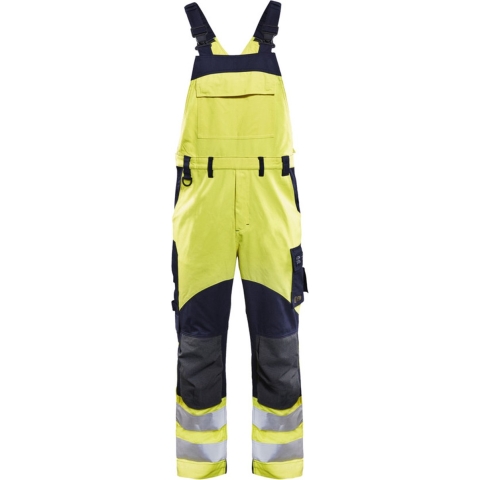 Blåkläder Multinorm bretelbroek Inherent 28891512 | High-Vis Geel/Marineblauw | Maat 60 - 7330509618837