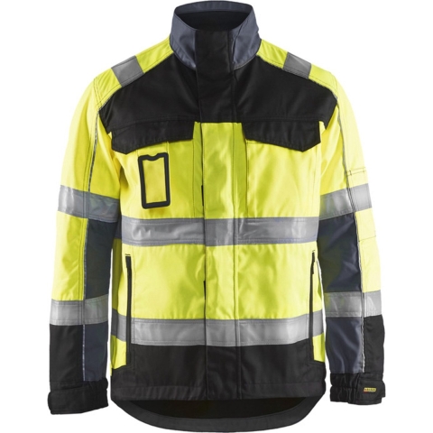 Blåkläder Jack. Ongevoerd High-Vis 40511811 | High-Vis Geel/Zwart | Maat XS - 7330509306833