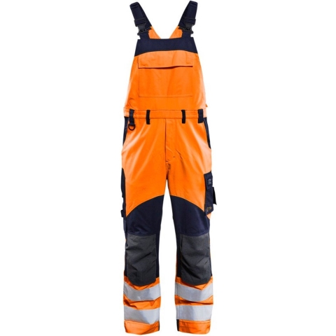 Blåkläder Multinorm inherent bretelbroek 28891513 | High-Vis Oranje/Marineblauw | Maat 58 - 7330509721322