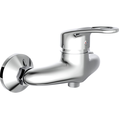 Schutte BATONI ééngreepsmengkraan douche | chroom 35040