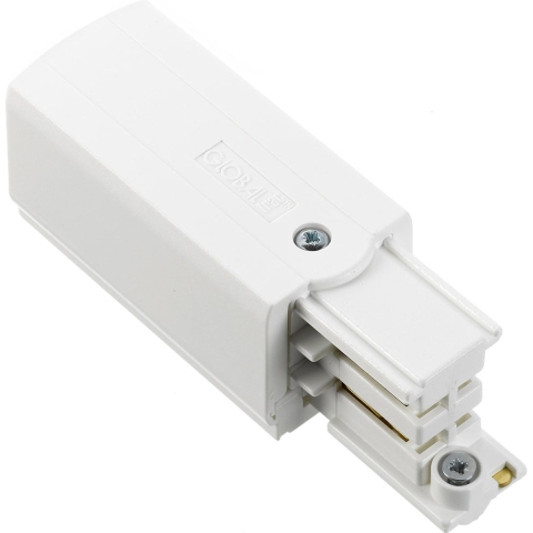 Nordic Aansluitstuk tbv. rail wit rechts 3-fase 5050020