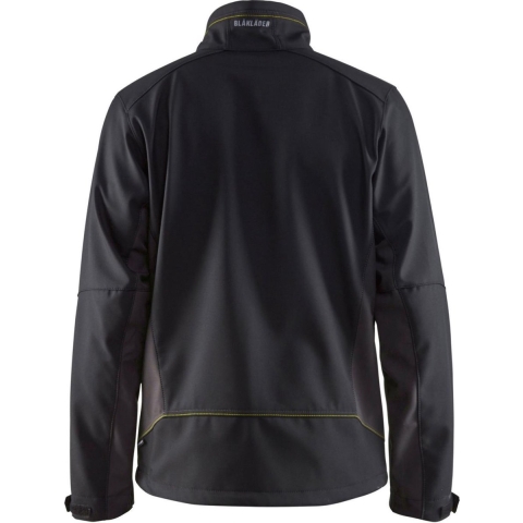 Blåkläder Softshell Jack 49502516 | Zwart/High-Vis Geel | Maat XXL - 7330509535042