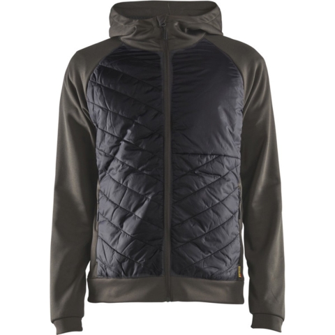 Blåkläder Hybride sweater 34632526 | Groen/Zwart | Maat XXL - 7330509713112