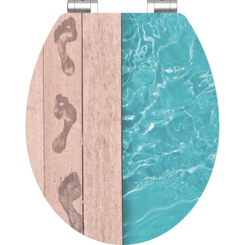 Schutte MDF High Gloss WC-bril POOLSIDE met soft-close
 80539