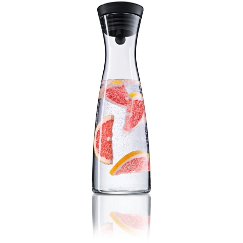 WMF Basic Waterkaraf - Zwart/Zilver - 1.5 liter