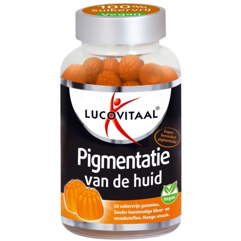 Lucovitaal Pigmentatie van de Huid Gummies