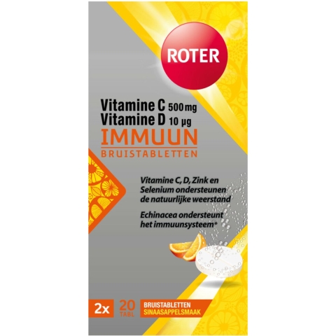 Gratis Verzending: 3x Roter Immuun Vitamine C&D 30 tabletten