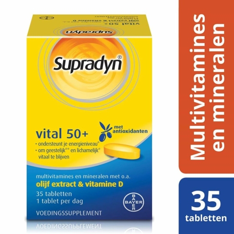 Gratis Verzending: 3x Supradyn Vital 50+ 35 tabletten