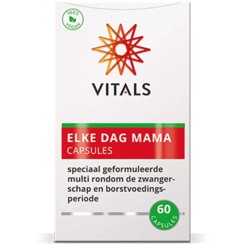 Gratis Verzending: 2x Vitals Elke Dag Mama 60 capsules