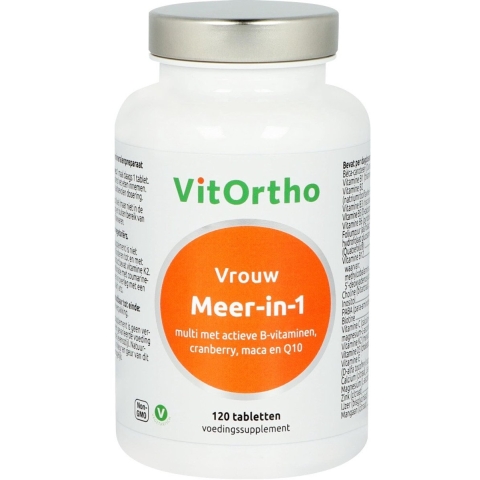 Gratis Verzending: 2x Vitortho Meer In 1 Vrouw 120 tabletten