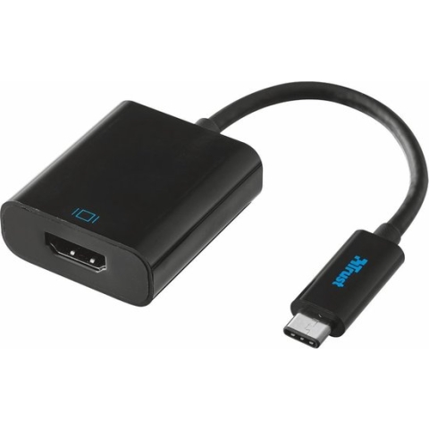 Trust Adapter van USB type C naar HDMI - 4K ondersteuning - Zwart
