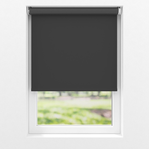 VONROC SMART BLINDS - Elektrisch rolgordijn - Uitbreiding - 70 x 190 - Zwart– Zonder afstandsbedien