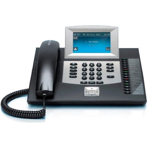 Auerswald COMfortel 2600 ISDN - Vaste telefoon - Antwoordapparaat - Zwart