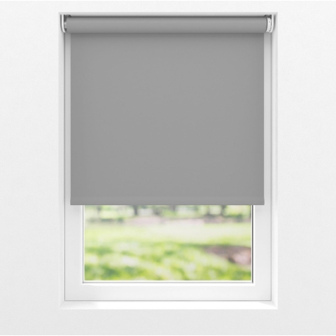 VONROC SMART BLINDS - Elektrisch rolgordijn - Uitbreiding - 90 x 190 - Grijs– Zonder afstandsbedien