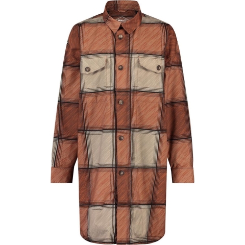 AGU Oversized Rain Shirt Winter Regenjas Urban Outdoor Dames - Cinnabar - S - Waterdicht