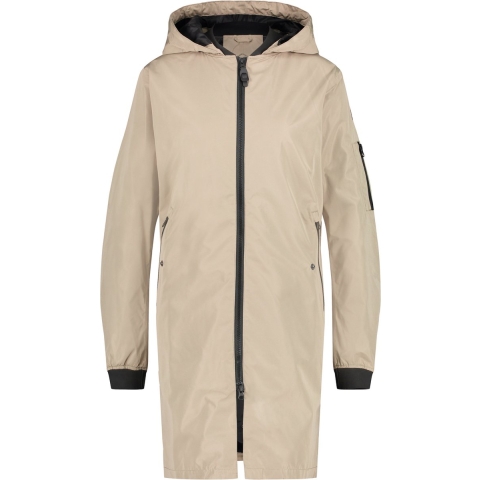 AGU Long Bomber Regenjas Urban Outdoor Dames - Cement - S - Waterdicht