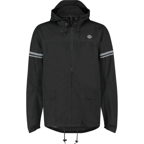 AGU Section Regenjas II Essential Heren - Zwart - M - Waterdicht