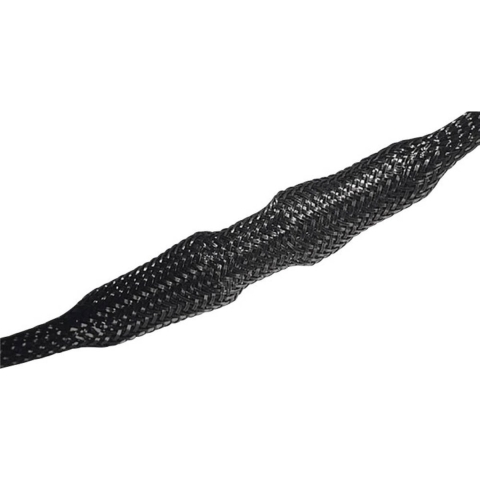 HellermannTyton 170-10800 HEGP08-PET-BK Gevlochten slang Zwart Polyester 5 tot 12 mm 100 m