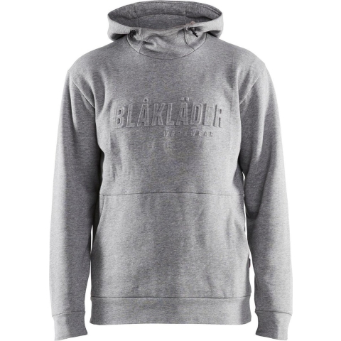 Blåkläder Hoodie 3D 35301157 | Grijs Mêlee | Maat S - 7330509770047
