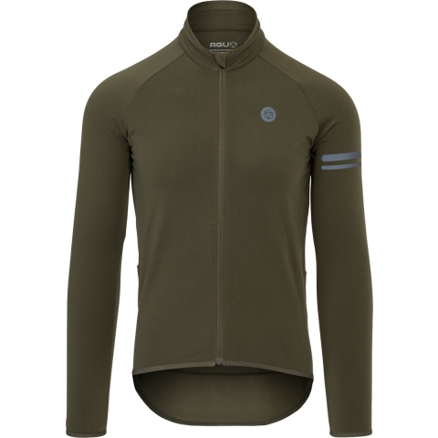 AGU Thermo Fietsshirt Lange Mouwen Essential Heren - Groen - XXXL