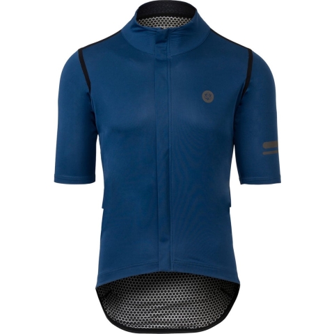 AGU Rain Fietsshirt Performance Heren - Blauw - S - Waterdicht