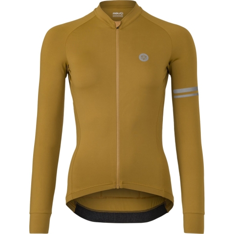 AGU Solid Fietsshirt Lange Mouwen Performance Dames - Armagnac - XS