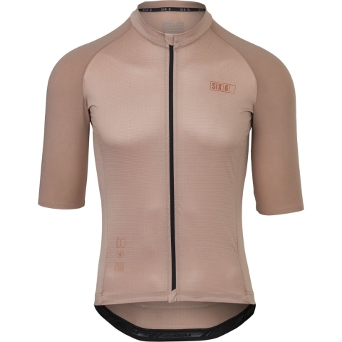 AGU Fietsshirt Classic Jersey SS SIX6 Men Toffee - Bruin - XXL