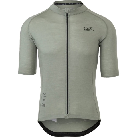 AGU Merino Fietsshirt SIX6 Heren - Groen - XL