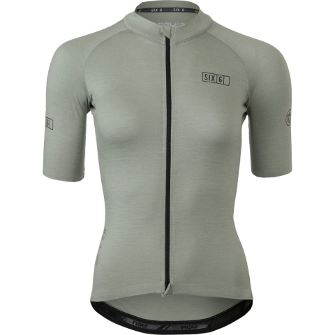 AGU Merino Fietsshirt SIX6 Dames - Groen - XL