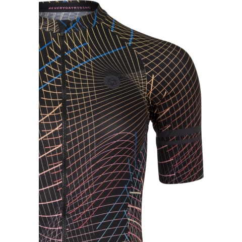 AGU Nocturnal Lines Fietsshirt Performance Dames - Zwart - XXL