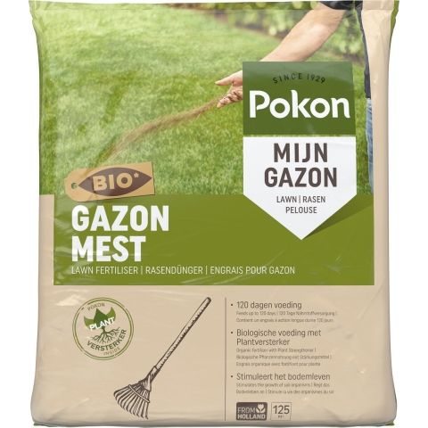 Pokon Bio Gazonmest voor 125 m² 8,4 kg