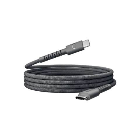 Fresh 'n Rebel Flexwave Silicone Braided 100w Usb-c Kabel 3 M Storm Grey