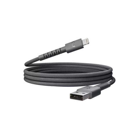 Fresh 'n Rebel Flexwave Silicone Braided Usb-c Naar Lightning Usb-kabel 70 Cm Storm Grey