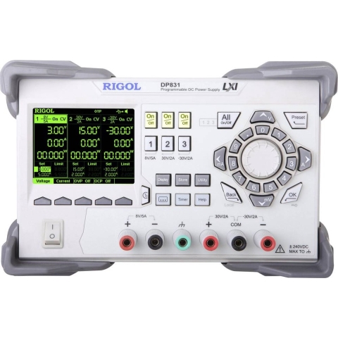 Rigol DP831 Labvoeding, regelbaar 0 - 8 V/DC 0 - 5 A 195 W Aantal uitgangen 3 x