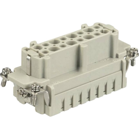 Harting 09330162716 Businzetstuk Han® E 16 + PE Cage Clamp 1 stuk(s)