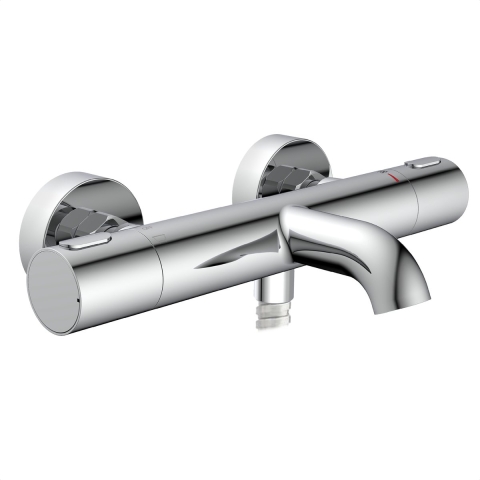 Schutte LOS ANGELES Thermostatische badkraan | Chroom - 33190