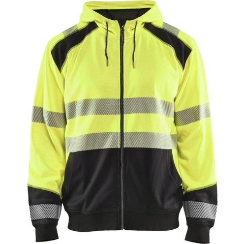 Blåkläder Hooded Sweatshirt High-Vis 35462528 | High-Vis Geel/Zwart | Maat M - 7330509610022