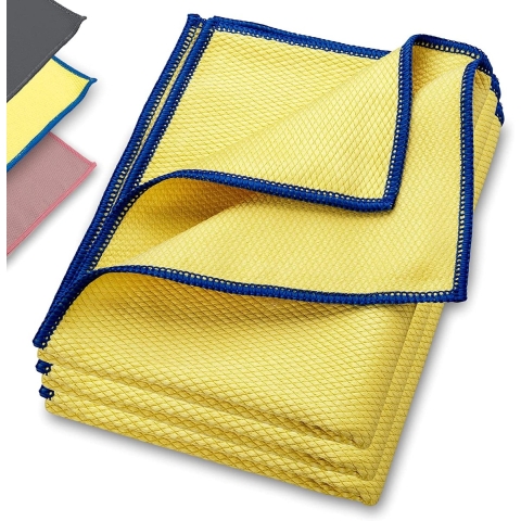 ELEXACLEAN Raamdoek streepvrij, premium microvezel glasdoek (3 stuks, 60 x 40 cm), glazen poetsdoeke