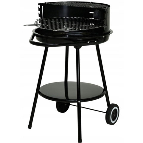 Koopman Grill– Inklapbaar met Onderstel – 51 x 82 cm – Zwart