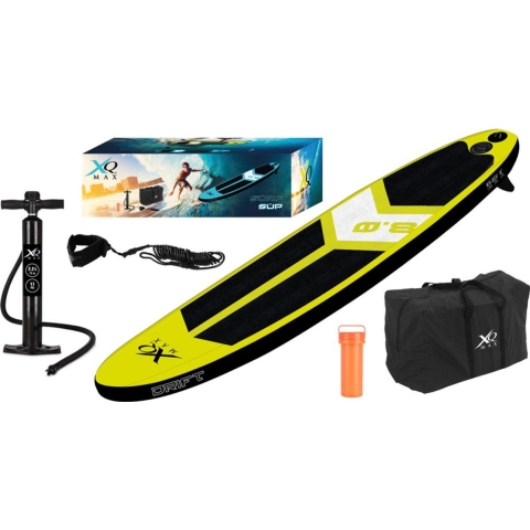 XQ Max SUP Board– Incl. Accessoires – 245 x 57 x 8 cm – Geel