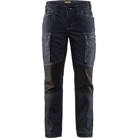 Blåkläder Dames Service werkbroek stretch 71591142 | Marineblauw/Zwart | Maat 38 - 7330509485675