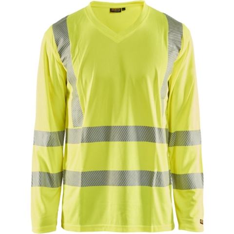 Blåkläder UV-T-Shirt lange mouw High-Vis 33851013 | High-Vis Geel | Maat L - 7330509523933