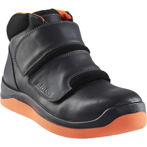 Blåkläder Asfaltschoen Elite 2459 S2 P Hoog | Zwart/Oranje | Maat 47 - 00.183.010.47