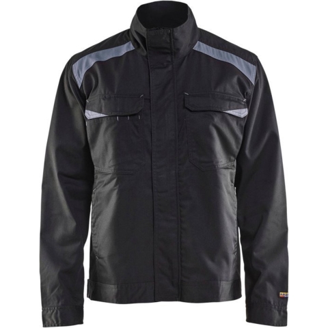 Blåkläder Industriejack. Ongevoerd 40541800 | Zwart/Grijs | Maat 4XL - 7330509384015
