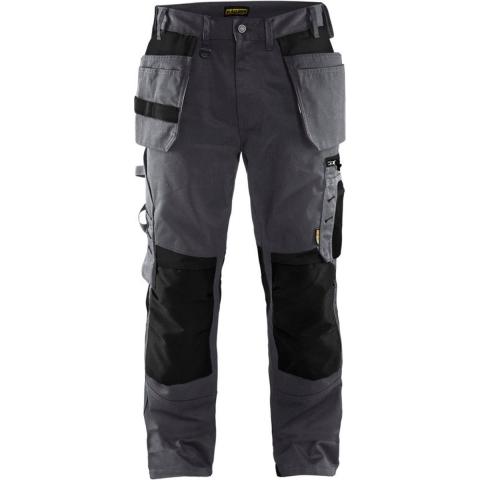 Blåkläder Werkbroek met spijkerzakken 15551860 | Medium Grijs/Zwart | Maat C46 - 7330509752609