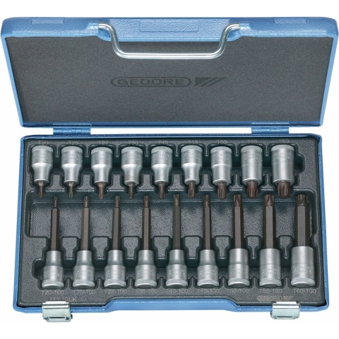 Gedore Dopsleutelset Torx 1/2" 18-dlg - 6138510