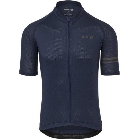 AGU Fietsshirt Core Jersey SS Essential Men Deep Blue - Blauw - L