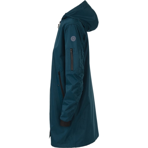 AGU Long Bomber Regenjas Urban Outdoor Dames - Groen - L - Waterdicht