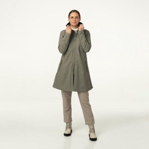 AGU Seq 10k Regenjas Urban Outdoor Dames - Groen - XL - Waterdicht